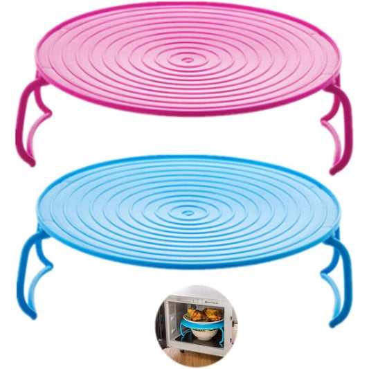 ROund Tray Steamer Rack Double Layer Steamer Rack Multifunctional Plastic Cooking Tray Holder Tray Rack V1188-MS-227-2399