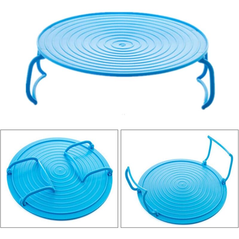 ROund Tray Steamer Rack Double Layer Steamer Rack Multifunctional Plastic Cooking Tray Holder Tray Rack V1188-MS-227-2399
