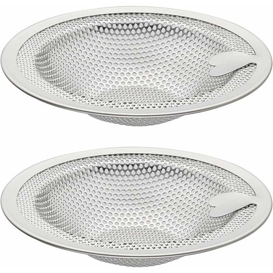 2 pcs Heart Shape Kitchen Sink Filter, Stainless Steel Sink Filter, Sink Grid, Kitchen Sink Stopper, Drain V1188-MS-227-2403