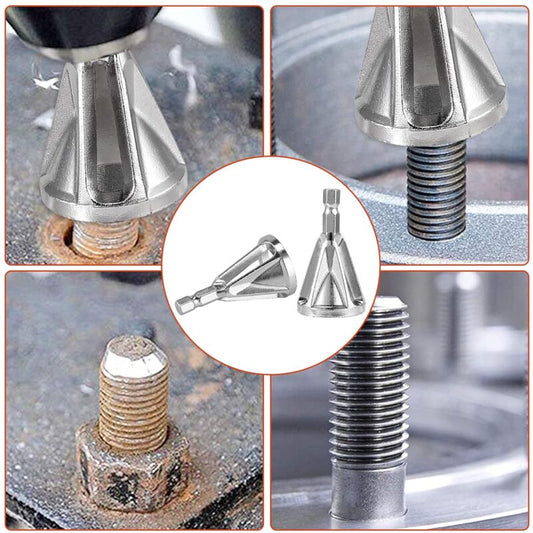 External Chamfer Deburring Tool For Drill Bit, Burr Removal Bit Quickly Repairs DAmaged Metal External Chamfer V1188-MS-227-2405