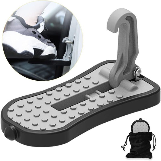 Car Door Pedal, Car Door Pedal Foot Nail U Car Door Latch Hook Pedal, With Auxiliary Pedal With Safety Hammer V1188-MS-227-2406
