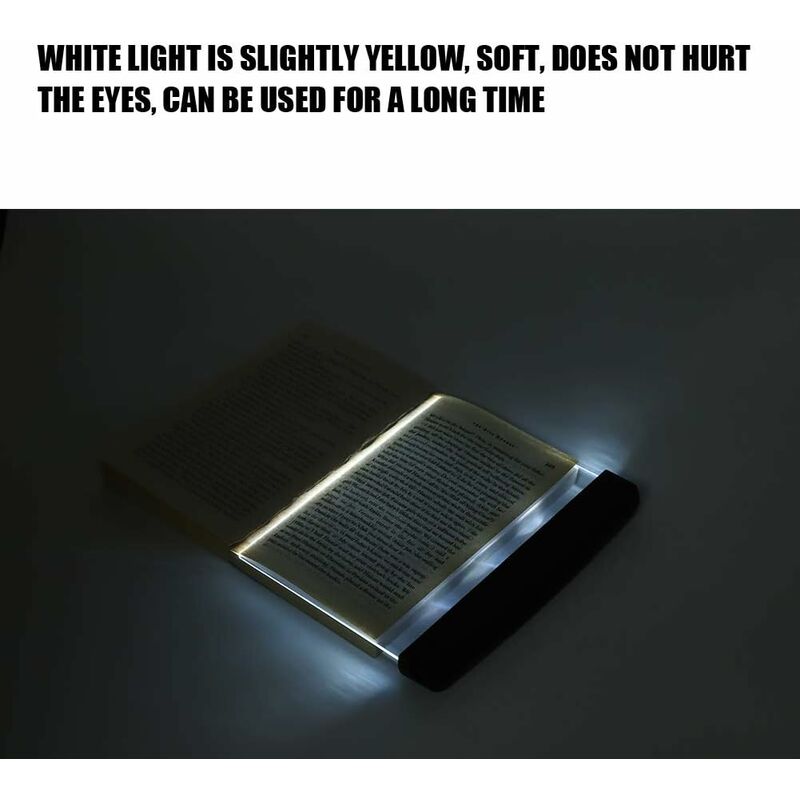 LED Reading Lamp Night Light Wedge Book Eye Care Portable Bookmark Light Bright Book Board For Reading In V1188-MS-227-2409