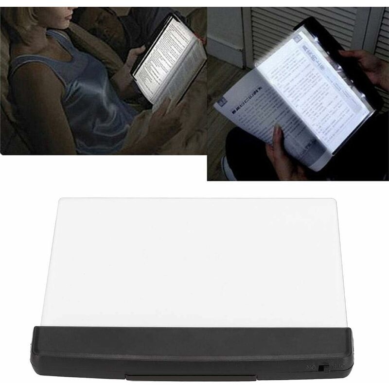 LED Reading Lamp Night Light Wedge Book Eye Care Portable Bookmark Light Bright Book Board For Reading In V1188-MS-227-2409