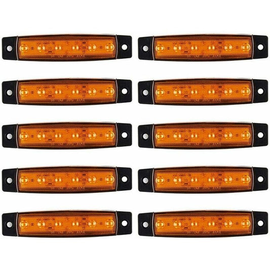 Truck Side Marker Lights 10 pcs LED Side Marker Lights Side Marker Lights Dc 12V LED Side Marker Lights Lamp V1188-MS-227-2411