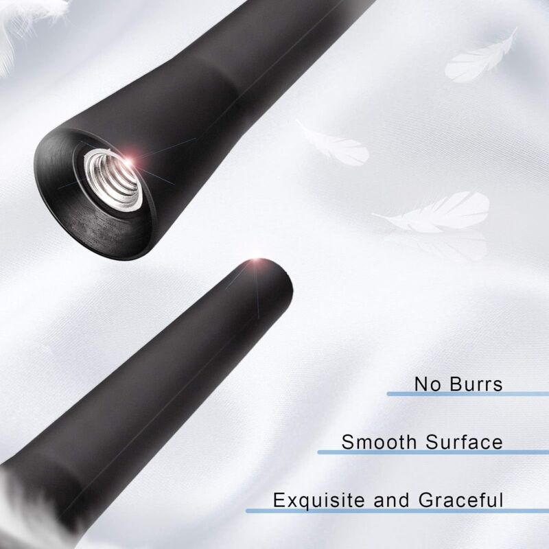 Autoparts Universal 65Mm Short Car Antenna Modified Carbon Fiber Style Black V1188-MS-227-2419