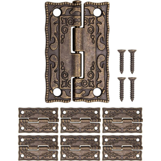6 pcs Mini Metal Hinges Vintage Style 36 X 23Mm V1188-MS-227-2422