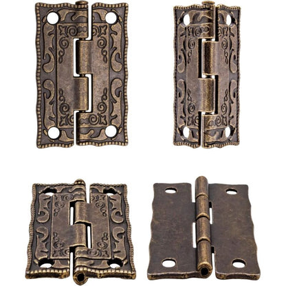 6 pcs Mini Metal Hinges Vintage Style 36 X 23Mm V1188-MS-227-2422