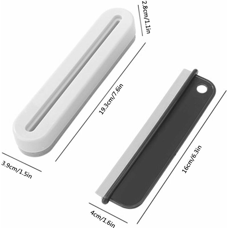 Cleaning Squeegee Windshield Wiper And Washer Sponge, 2 In 1 Window Cleaning Kit Removable With Sponge For Car V1188-MS-227-2423