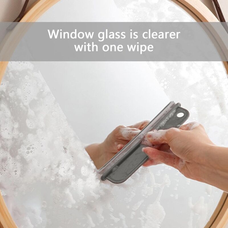 Cleaning Squeegee Windshield Wiper And Washer Sponge, 2 In 1 Window Cleaning Kit Removable With Sponge For Car V1188-MS-227-2423