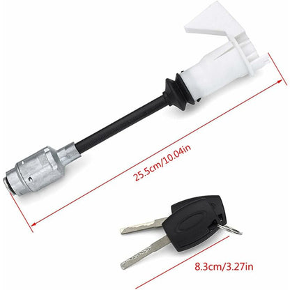 Bonnet Lock Barrel For Focus Mk2 C-Max, Bonnet Release Lock Kit 2004-2012 1343577 Long Type With 2 Keys V1188-MS-227-2427
