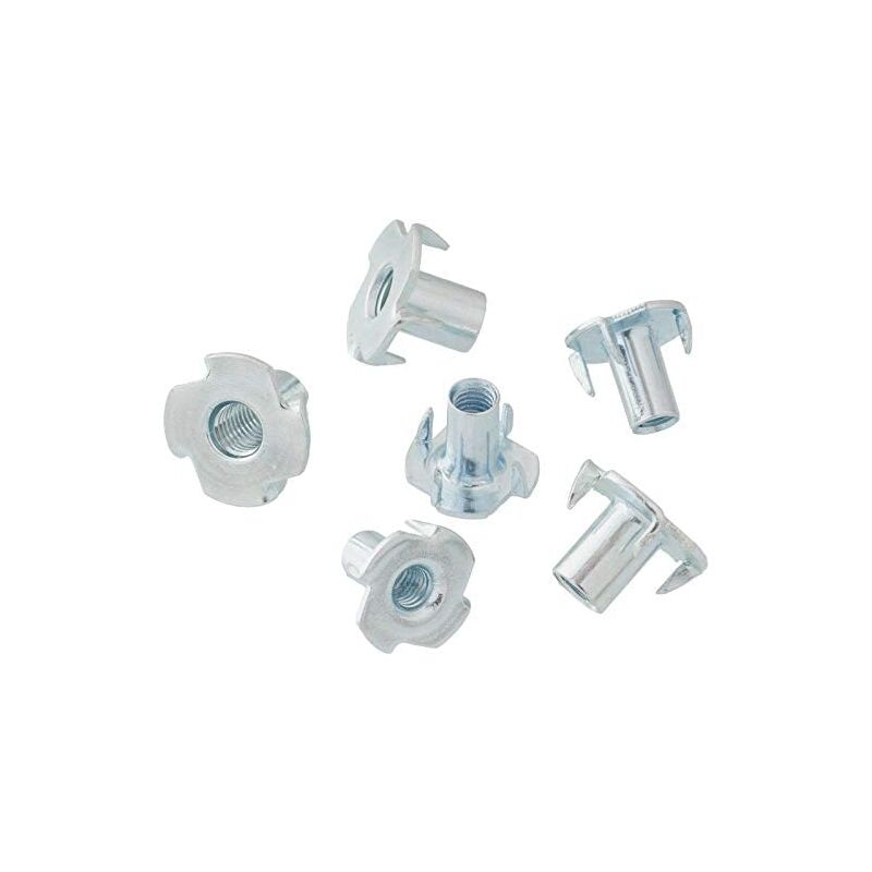 T Nut Claw Nut 4 Sided Nut Claw Fitting M6 X 12 Mm 50 pcs V1188-MS-227-2429