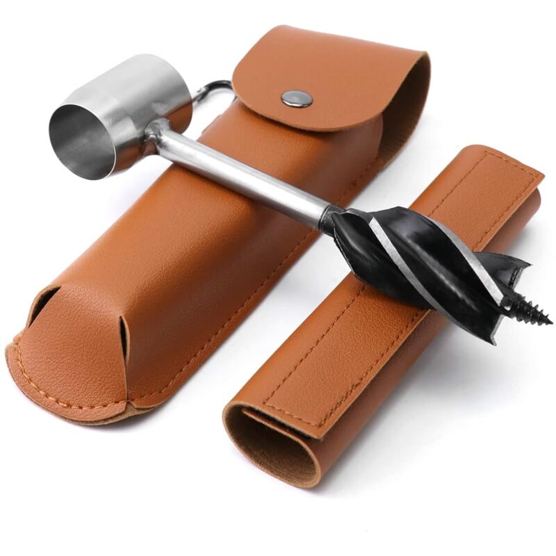 Hand Drill For Woodworking, Manual Auger For Camping, Bushcraft And Outdoor Hiking V1188-MS-227-2437