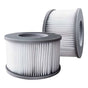 2 Pack Replacement Filters For Mspa - Cartridge Pump For Swimming Pools, Hot Tubs And Spas V1188-MS-227-2441