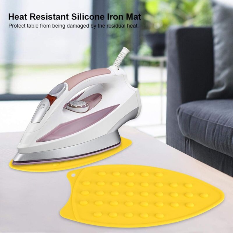 Silicone Iron Rest Pad, Silicone Iron Hot Protective Rest Pad, Heat Resistant Non-Slip Mat For Ironing Heat V1188-MS-227-2442