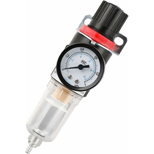 Compressed Air Oil Water Separator Tool Air Filter Trap Pressure Reducer With Gauge Pneumatic Regulator V1188-MS-227-2444