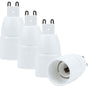4X Lamp Socket Adapter G9 To E14 In White - 4 pcs Set Reformatting Converters For Lamp Sockets For V1188-MS-227-2445