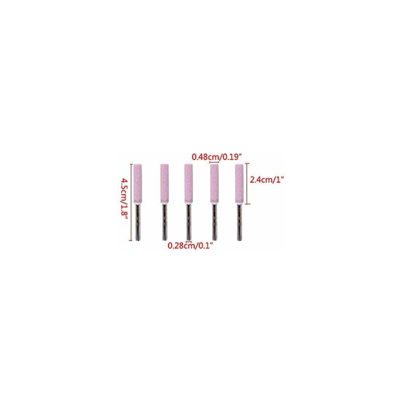 5 pcs Chainsaw Sharpener Grinding Stone File 4.8Mm 3/16 Chainsaw Sharpener V1188-MS-227-2455
