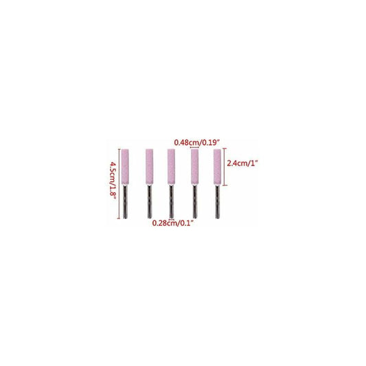 5 pcs Chainsaw Sharpener Grinding Stone File 4.8Mm 3/16 Chainsaw Sharpener V1188-MS-227-2455