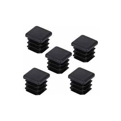 Decareta 20 pcs Chair Leg Cap, Square Pipe Cap, Plastic Square Post Cap For Furniture Feet Trampoline Cabinet V1188-MS-227-2456