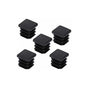 Decareta 20 pcs Chair Leg Cap, Square Pipe Cap, Plastic Square Post Cap For Furniture Feet Trampoline Cabinet V1188-MS-227-2456