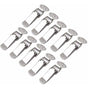 10 pcs Spring Loaded Toggle Latch Stainless Steel Lever Catch Drawer Hardware For Toolbox Suitcase And Chest V1188-MS-227-2458
