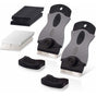 2 pcs Ceramic Hob Scraper With 10 Plastic Scrapers + 10 Metal Blades, Ceramic Hob Scraper For Removing V1188-MS-227-2461