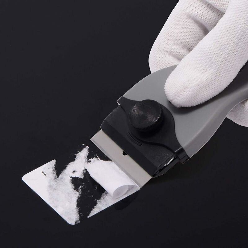2 pcs Ceramic Hob Scraper With 10 Plastic Scrapers + 10 Metal Blades, Ceramic Hob Scraper For Removing V1188-MS-227-2461