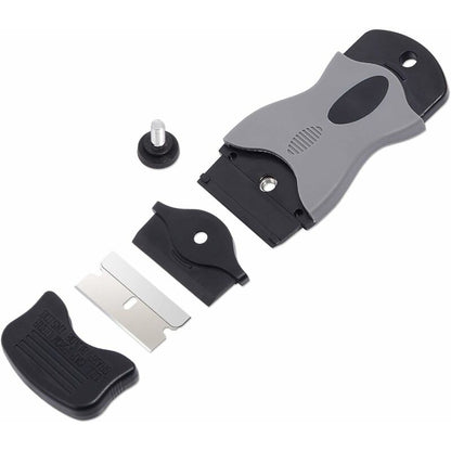 2 pcs Ceramic Hob Scraper With 10 Plastic Scrapers + 10 Metal Blades, Ceramic Hob Scraper For Removing V1188-MS-227-2461