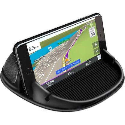 Car Phone Holder, Anti-Slip DAshboard Mount Cell Phone Holder Compatible For Other Smartphone (Black) V1188-MS-227-2474