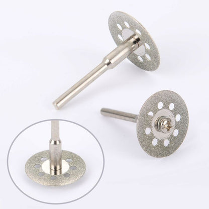 12 Pack 22Mm Mini Perforated Diamond Cutting Discs, Cutting Wheels, Shanks Ann Arbor V1188-MS-227-2481