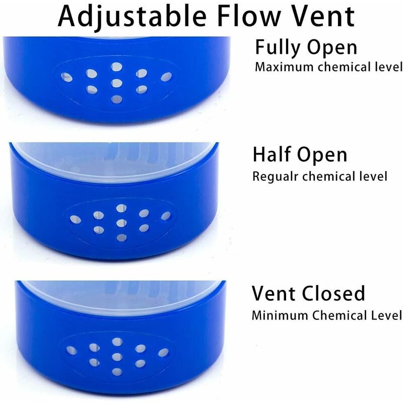 Premium Floating Pet Chlorine Dispenser For Chemical Tablets Compatible With 3" Tabs Bromine Holder (Turtle) V1188-MS-227-2484