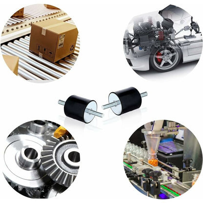 Rubber Mounts M8X23 Anti-Vibration Isolator Isolation Shock Absorber Absorption Bracket With Threaded Bolt V1188-MS-227-2490