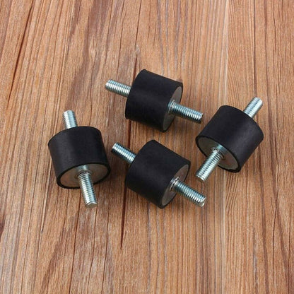 Rubber Mounts M8X23 Anti-Vibration Isolator Isolation Shock Absorber Absorption Bracket With Threaded Bolt V1188-MS-227-2490