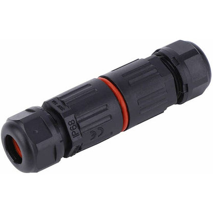 Whpps 10 pcs Ip68 Waterproof Straight Connector Junction Box Electrical Wire Cable 3 Pin Outdoor Connector V1188-MS-227-2492