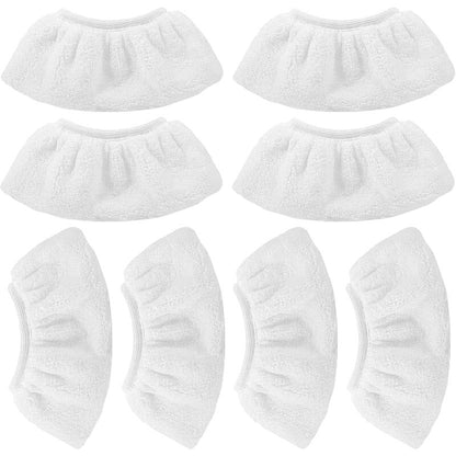 8 pcs Microfiber Cloths For Karcher(Compatible With), Hand Nozzle Cloths Accessory For Steam Cleaners Sc 1, V1188-MS-227-2497