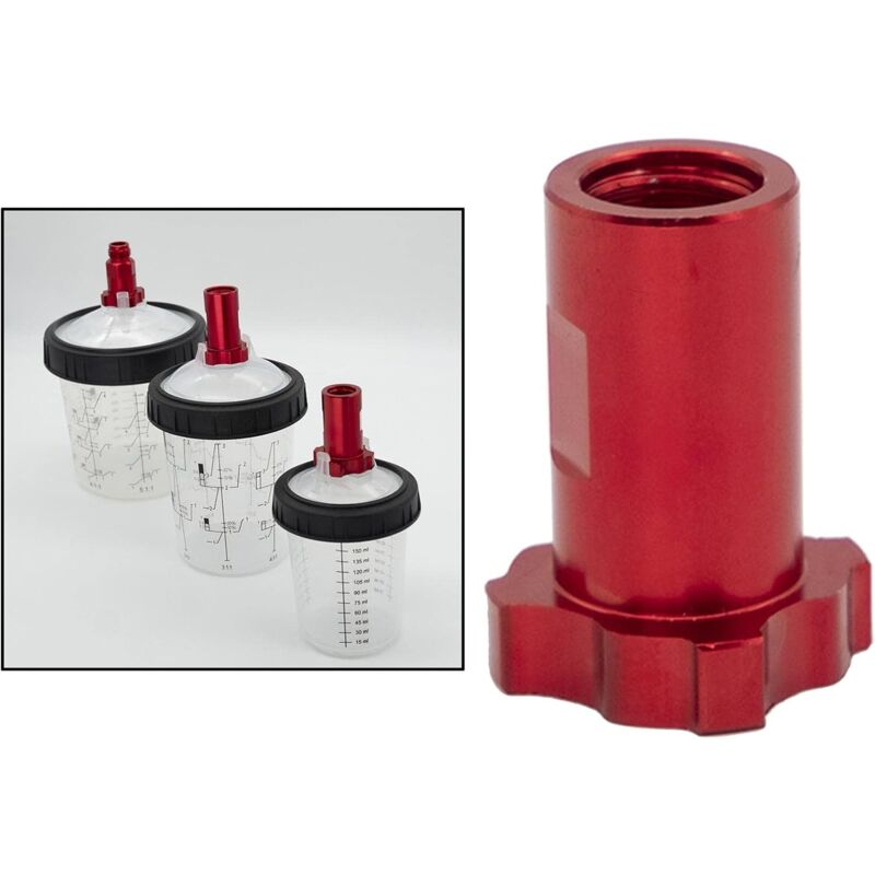 Spray Cup Connector, Disposable Spray Gun Release Cup Adapter Connector For Paint Sprayers, Internal M14X1 V1188-MS-227-2503