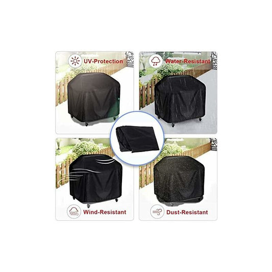 Bbq Cover, Waterproof Anti-Uv Barbecue Cover 210D Oxford Cloth Bbq Protective Cover Grill Cover - 170 61 V1188-MS-227-2508