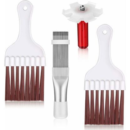 4 Pieces Air Conditioner Condenser Comb Air Conditioner Comb Ac Fin Comb Refrigerator Stainless Steel Comb, 3 V1188-MS-227-2509