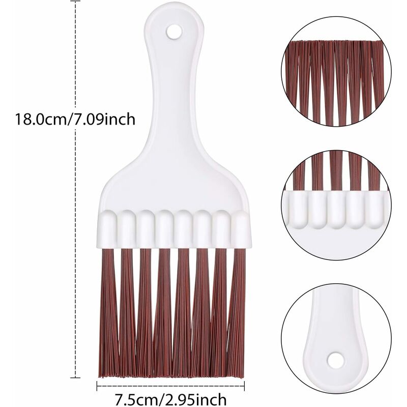 4 Pieces Air Conditioner Condenser Comb Air Conditioner Comb Ac Fin Comb Refrigerator Stainless Steel Comb, 3 V1188-MS-227-2509