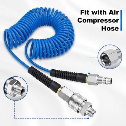 1/4" Bsp Pneumatic Quick Connector, 10 Pieces European Air Compressor Fitting, Compressor Connector For V1188-MS-227-2516