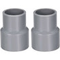 0Mm X 32Mm Pvc Pipe Coupling Hub Reducer Dwv Grey 2 pcs V1188-MS-227-2531