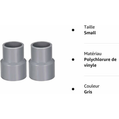 0Mm X 32Mm Pvc Pipe Coupling Hub Reducer Dwv Grey 2 pcs V1188-MS-227-2531