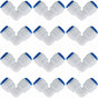 12 pcs RO Water Filter Accessories Nozzle Fitting 1/4 Inch 90 Degree Right Angle Fast Docking For Connecting V1188-MS-227-2532