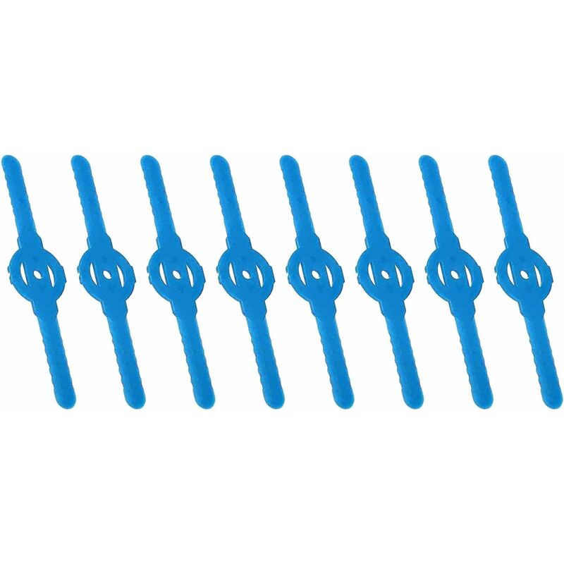 8 pcs Plastic Trimmer Replacement Blades For Grass Trimmer Plastic Lawn Mower Blades, Grass Trimmer Brush V1188-MS-227-2536