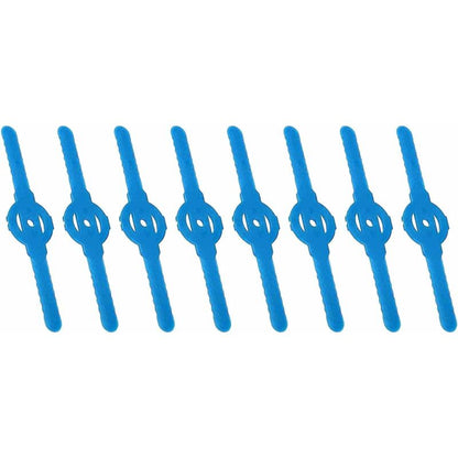 8 pcs Plastic Trimmer Replacement Blades For Grass Trimmer Plastic Lawn Mower Blades, Grass Trimmer Brush V1188-MS-227-2536