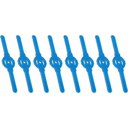 8 pcs Plastic Trimmer Replacement Blades For Grass Trimmer Plastic Lawn Mower Blades, Grass Trimmer Brush V1188-MS-227-2536