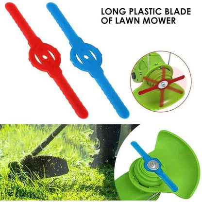 8 pcs Plastic Trimmer Replacement Blades For Grass Trimmer Plastic Lawn Mower Blades, Grass Trimmer Brush V1188-MS-227-2536