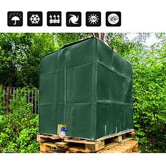 1000L Ibc Tank Cover, Water Tank Cover, Tank Protective Cover, Dustproof Tank Cover, Green 120 X 100 X 116 Cm V1188-MS-227-2537