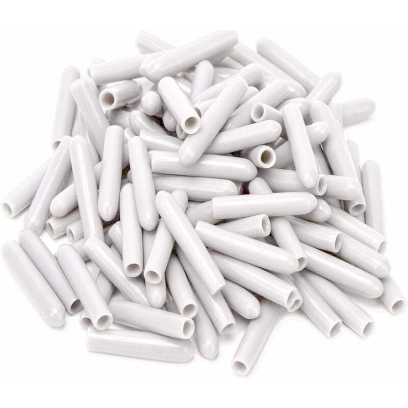 120 Pieces Dishwasher Caps, Inner Diameter 3Mm Pvc Protective Cover, Dish Basket, 325Mm (White) V1188-MS-227-2538