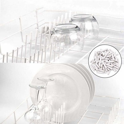120 Pieces Dishwasher Caps, Inner Diameter 3Mm Pvc Protective Cover, Dish Basket, 325Mm (White) V1188-MS-227-2538
